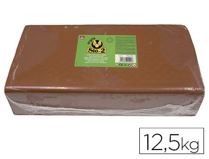 Arcilla argila sio-2 color rojo paquete de 12,5 kg