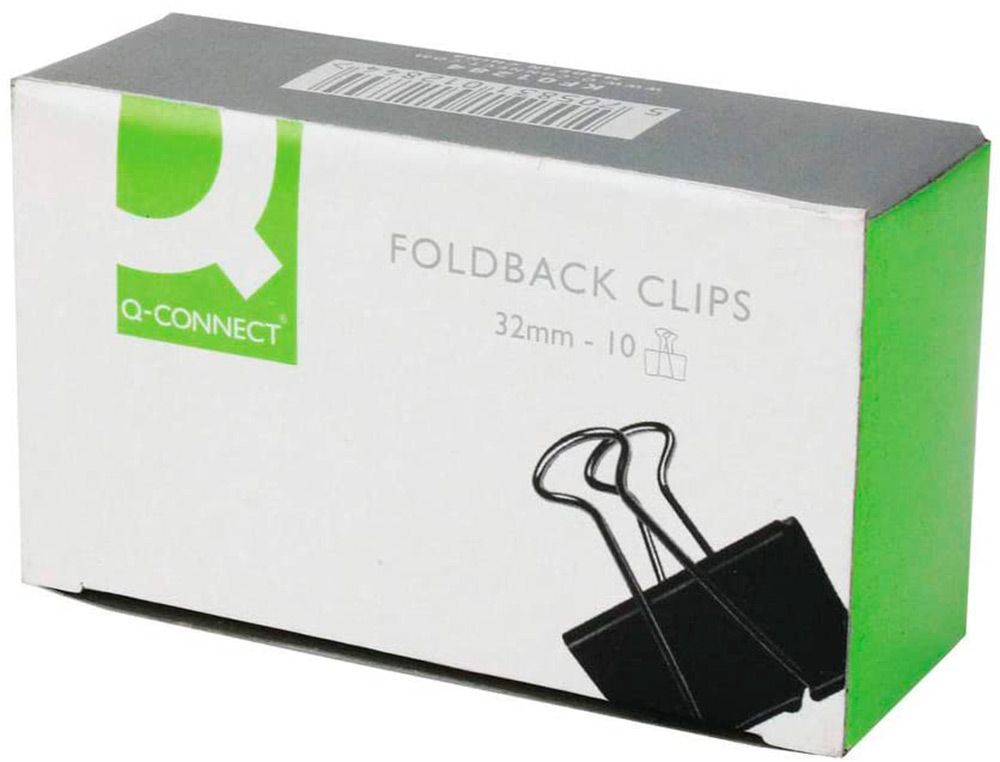 Pinza metalica q-connect reversible n.3 32 mm caja de 10 unidades - Imagen 2