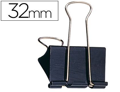 Pinza metalica q-connect reversible n.3 32 mm caja de 10 unidades